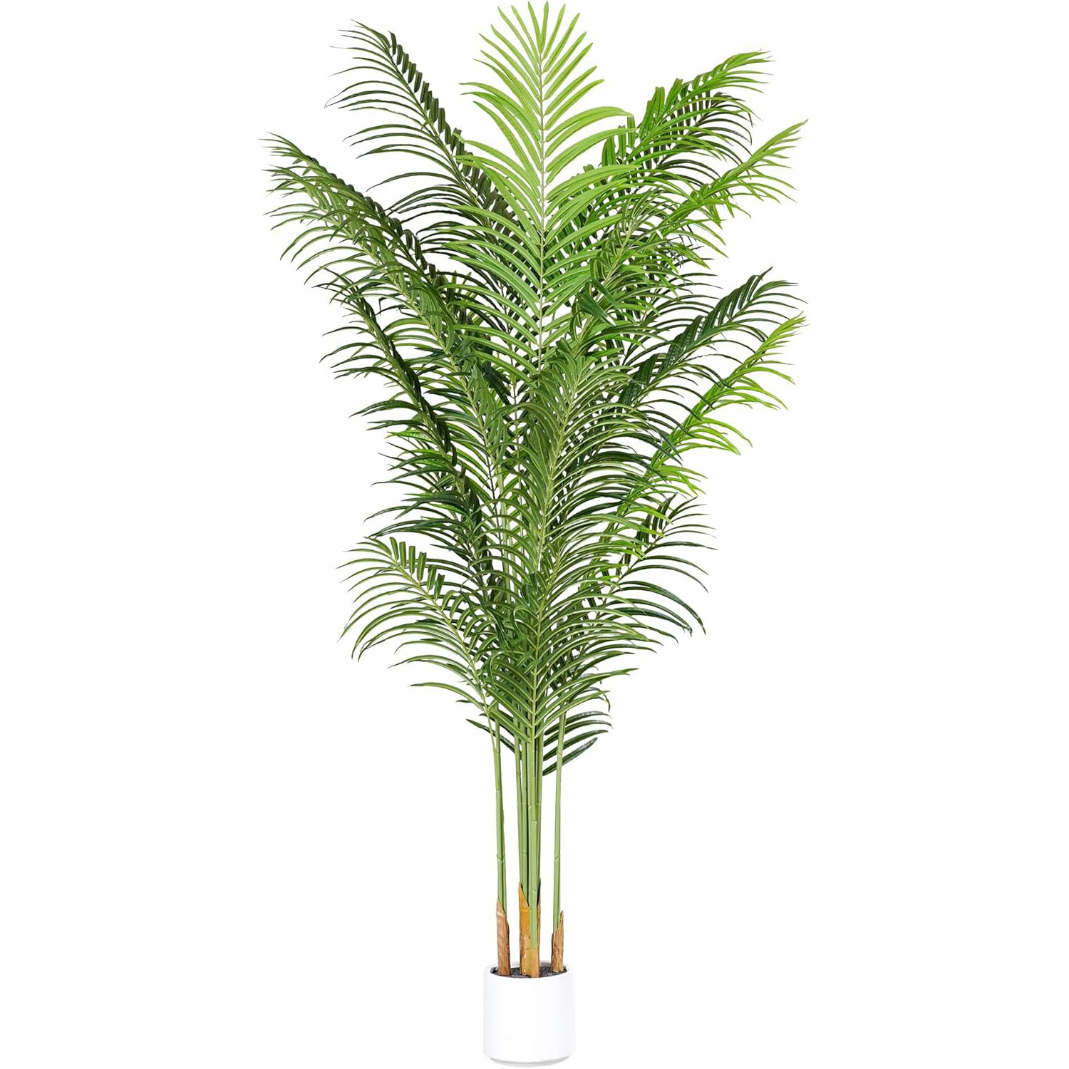 Artificial Palm Tree Floor Plant in Pot (Approx. 2 m / 6.5 ft Tall)